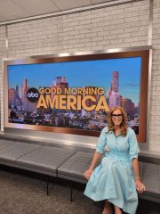 Dani Christakos with The Flower Garage for Good Morning America in New York City