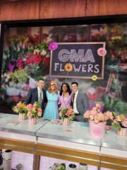 Dani Christakos with The Flower Garage for Good Morning America in New York City